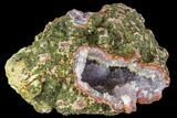 Amethyst Crystal Geode Section - Morocco #109455-2
